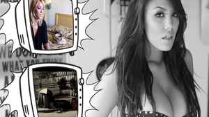 Real sex besides very sexy supermodel