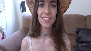 Hairy brunette Tali Dova POV pussy fuck