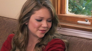 Small tits blonde Evan Stone cumshot