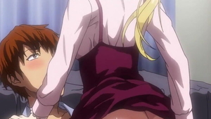 Hentai rough fucking in the company of step sis