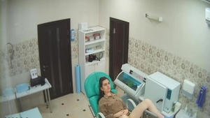 Shaved doctor digs voyeur nailed rough in office