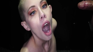 Super hot teen chick Glory Hole wishes nailed rough