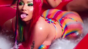 Famous ebony redhead Nicki Minaj wishes for fucking in HD