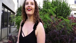 Real sex in company with big boobs MILF