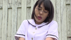 Asian female good fuck outdoors