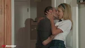 Hard fucking in company with tattooed stepsister