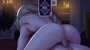 Passionate nun creampie on Halloween