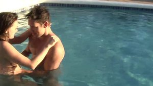 Tori Black & Johnny Castle rough cum in pussy outdoors