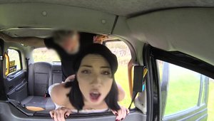 FakeTaxi: Latina Rina Ellis pussy eating