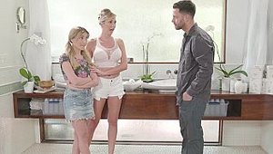 Nuru Massage - Brett Rossi and Jane Wilde sucks dick and fucks