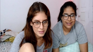 Rough nailing accompanied by exotic chick nerd